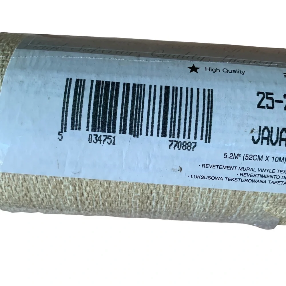 Vymura Wall Covering Pre-Pasted Vinyl Paper Java 20 1/2